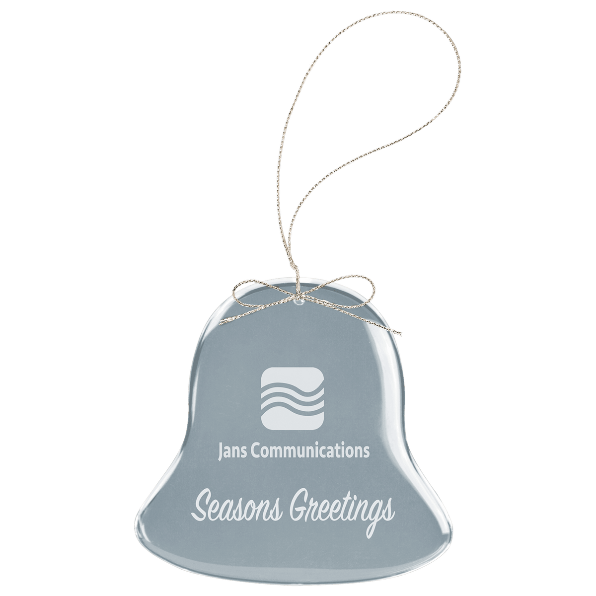 2 3/4" Crystal Bell Ornament - Default Title (CRY1402)