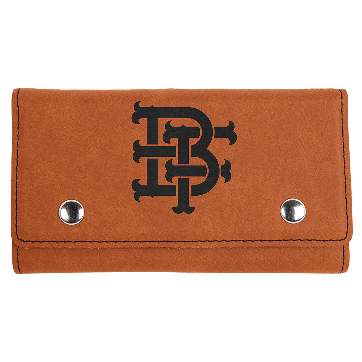Laserable Leatherette Card & Dice Set - Rawhide