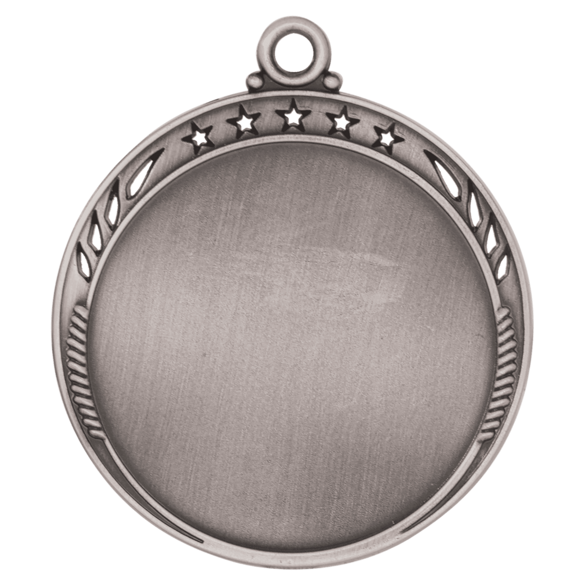 Antique Silver 2 3/8" Galaxy 2" Insert Holder Medal