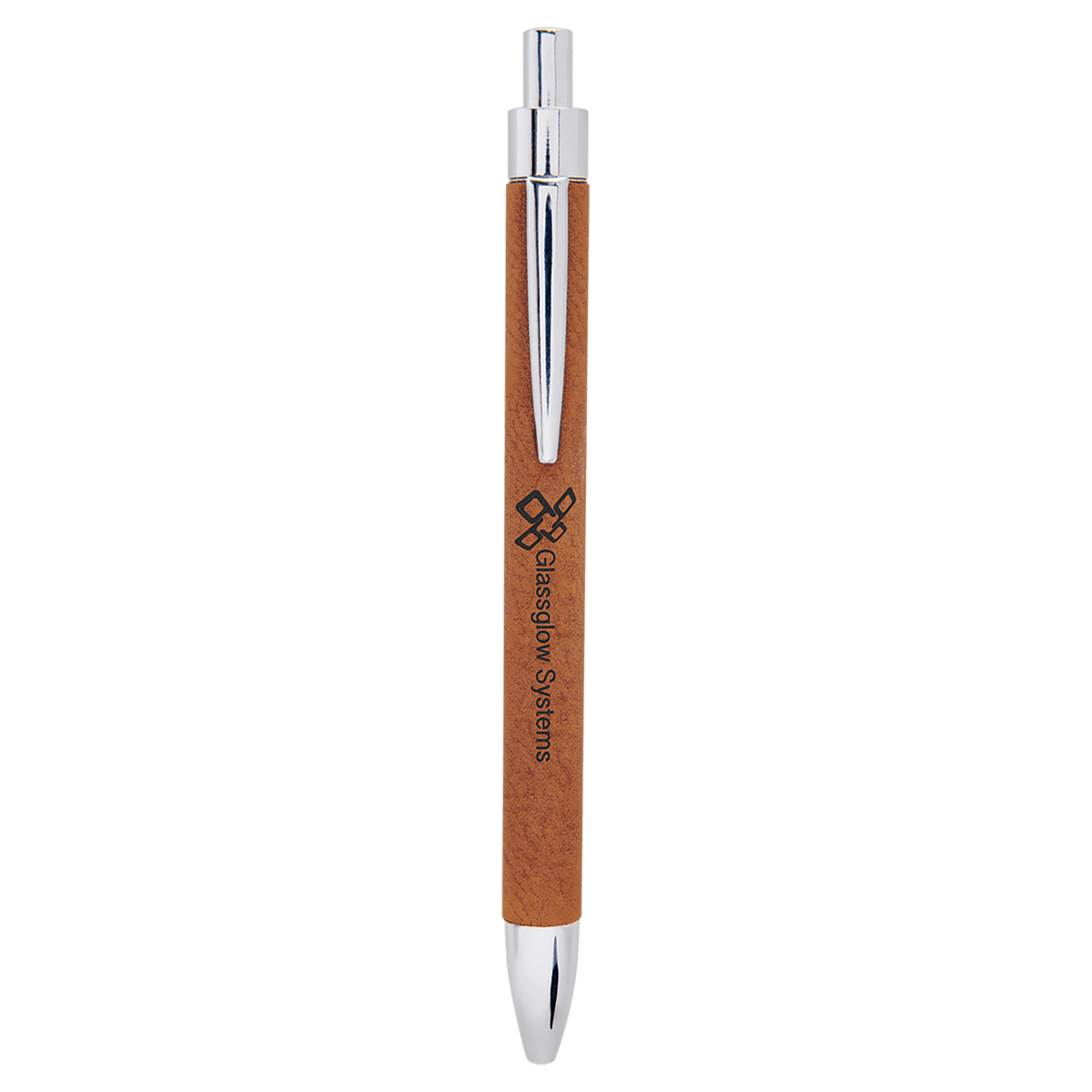 Laserable Leatherette Pen - Rawhide