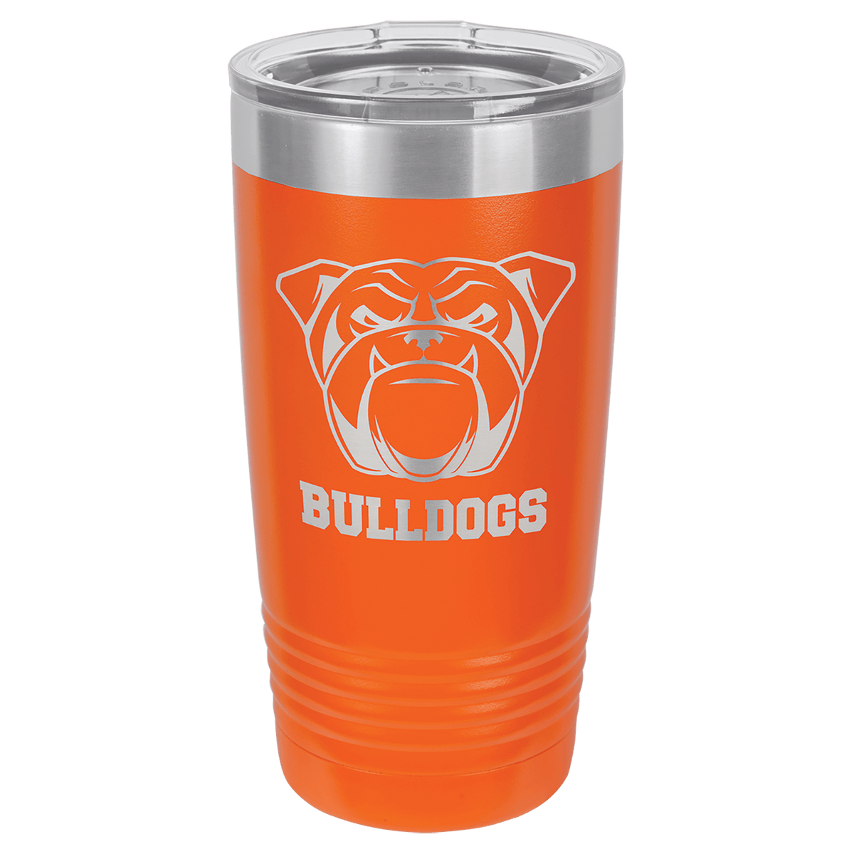 Orange Polar Camel 20 oz. Ringneck Tumbler with Logo Lid