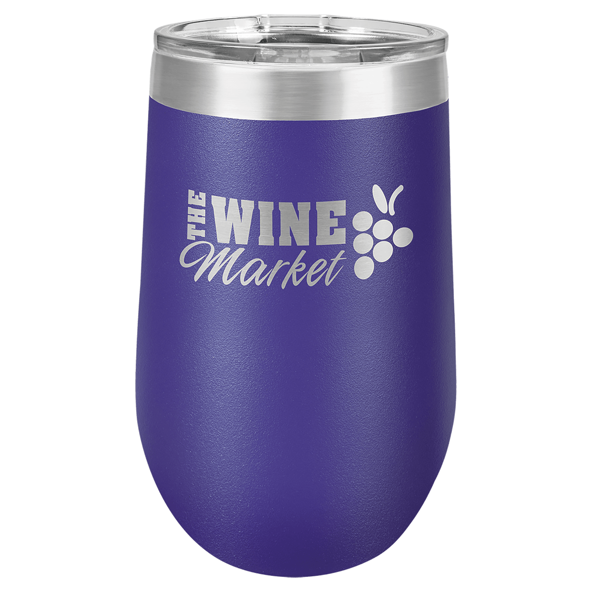 Purple Polar Camel 16 oz. Vacuum Insulated Stemless Tumbler with Lid