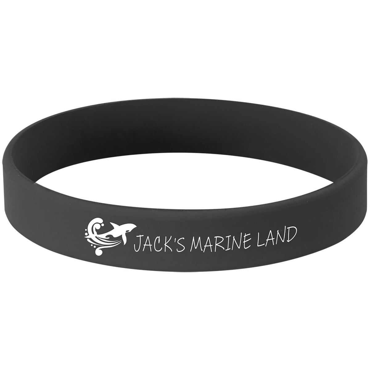 3 3/4" Laserable Bracelet - Black/White