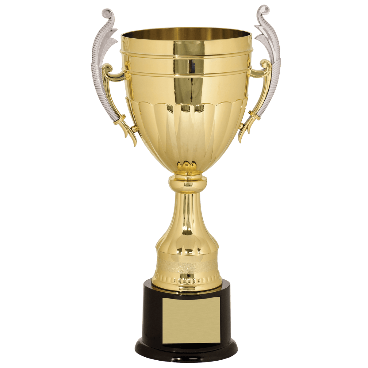 16 3/4" Gold/Silver Plastic Completed Cup Trophy