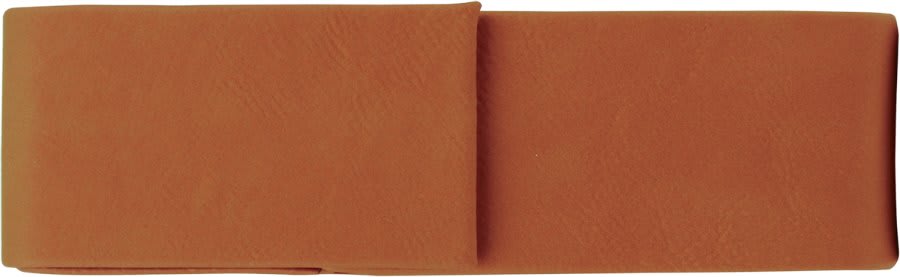6 1/2" x 2" Laserable Leatherette Double Pen Case - Rawhide