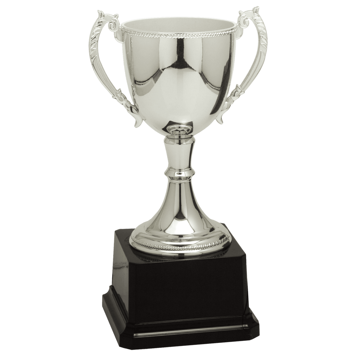 Silver 8 3/4" Completed Zinc Cup Trophy