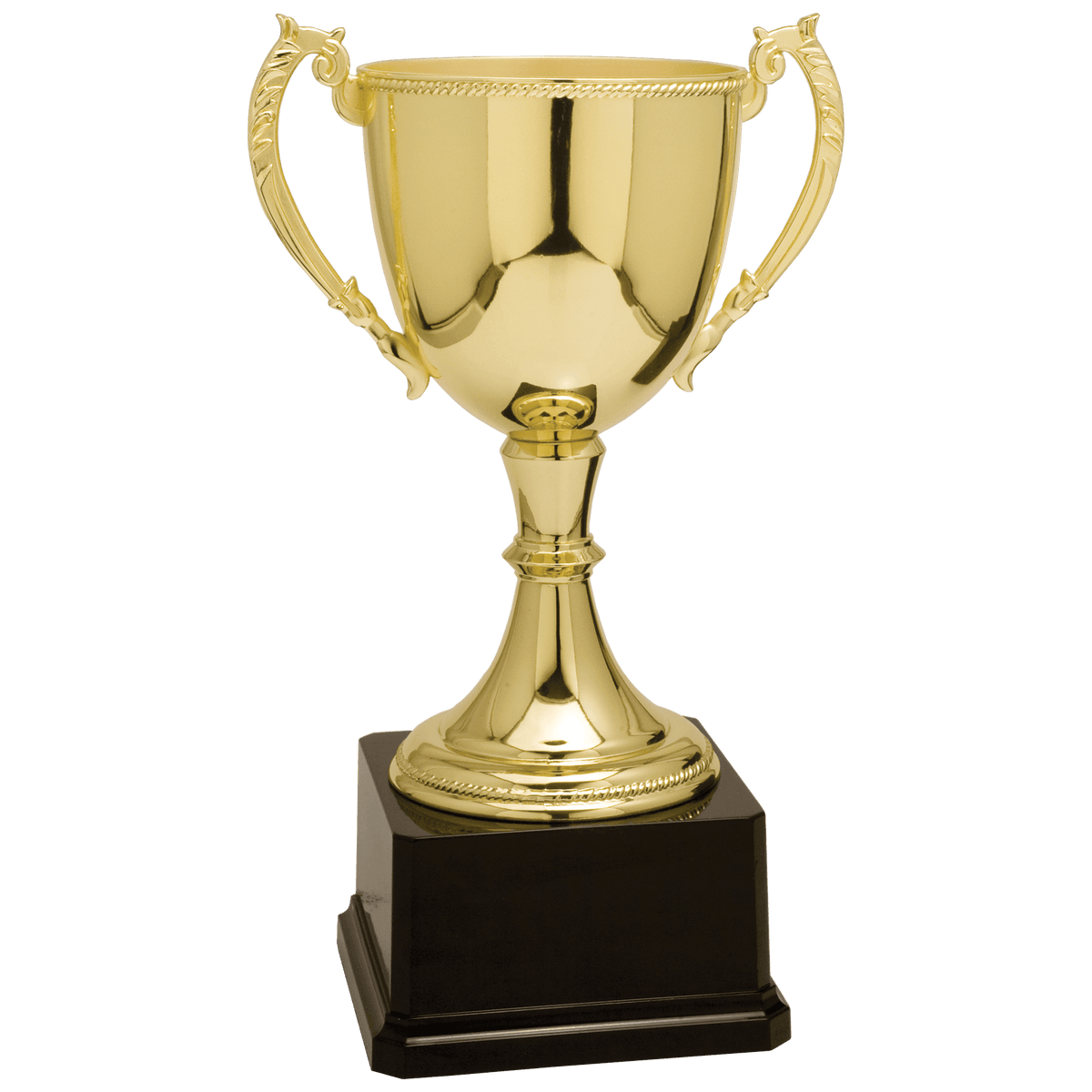 Gold 12 3/4" Completed Zinc Cup Trophy