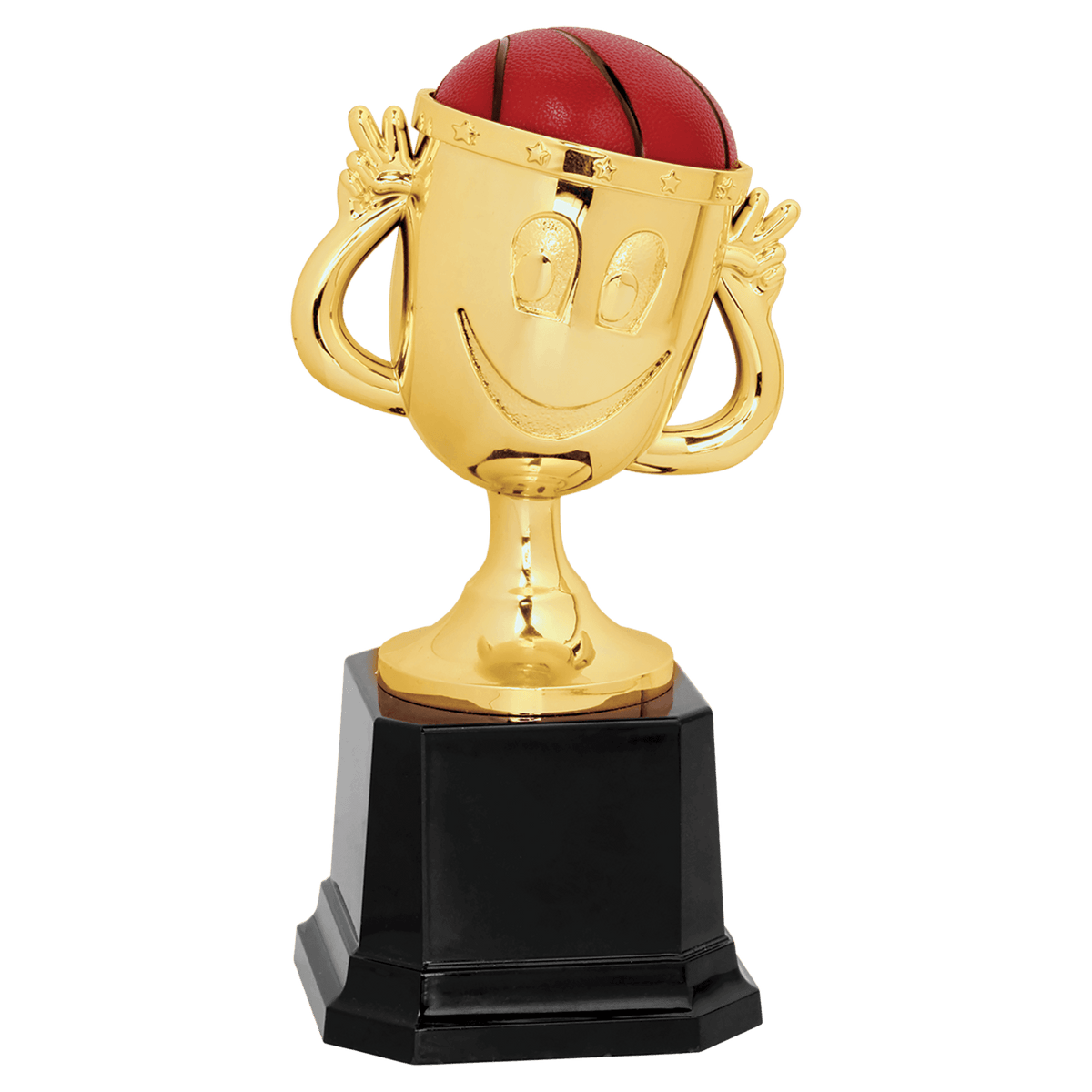 6" Basketball Happy Cup Trophy