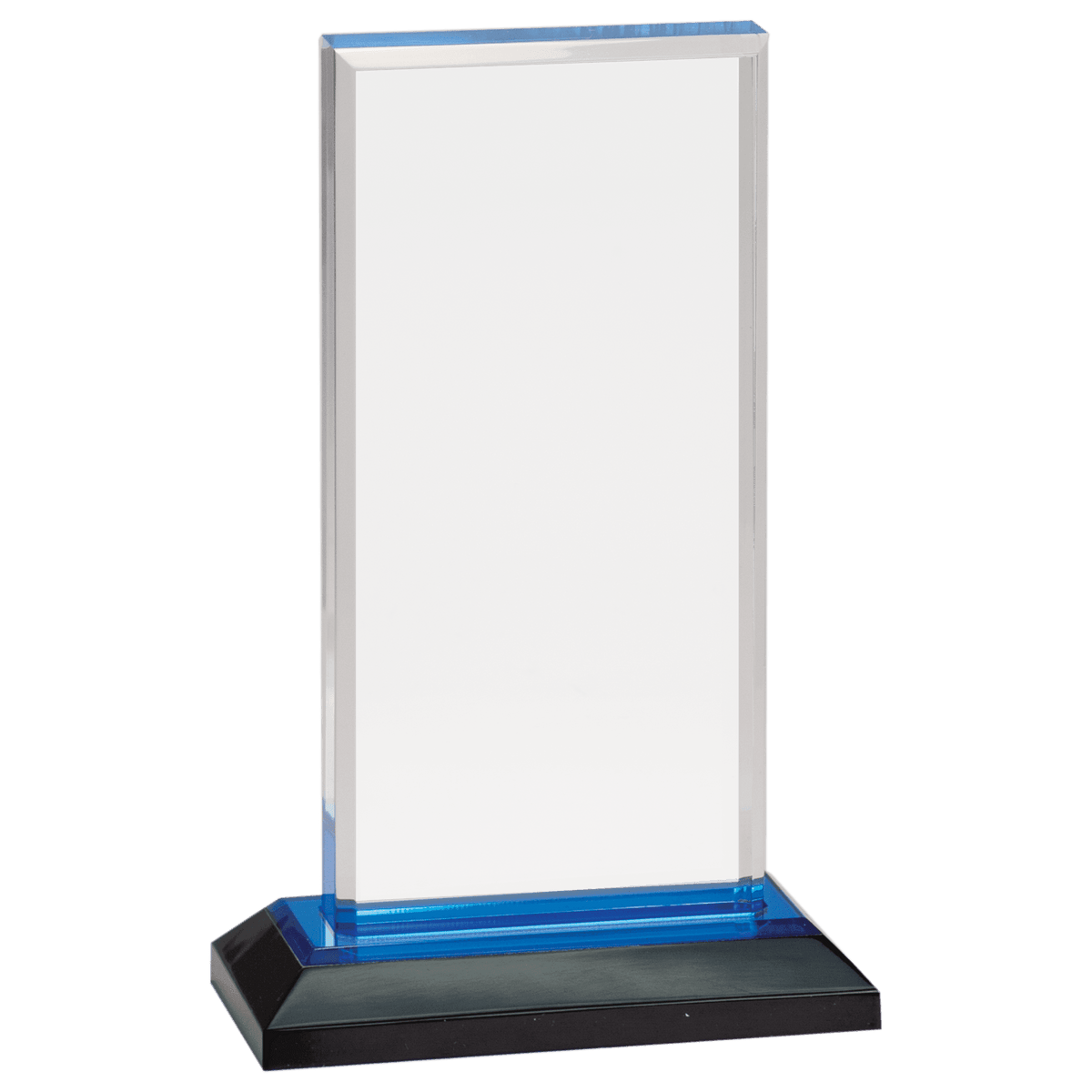 5" x 8" Blue Beveled Impress Acrylic Award