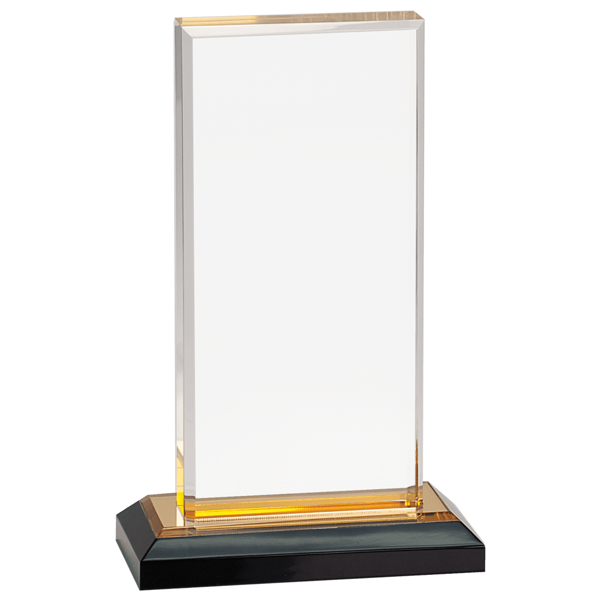 5" x 8" Gold Beveled Impress Acrylic Award