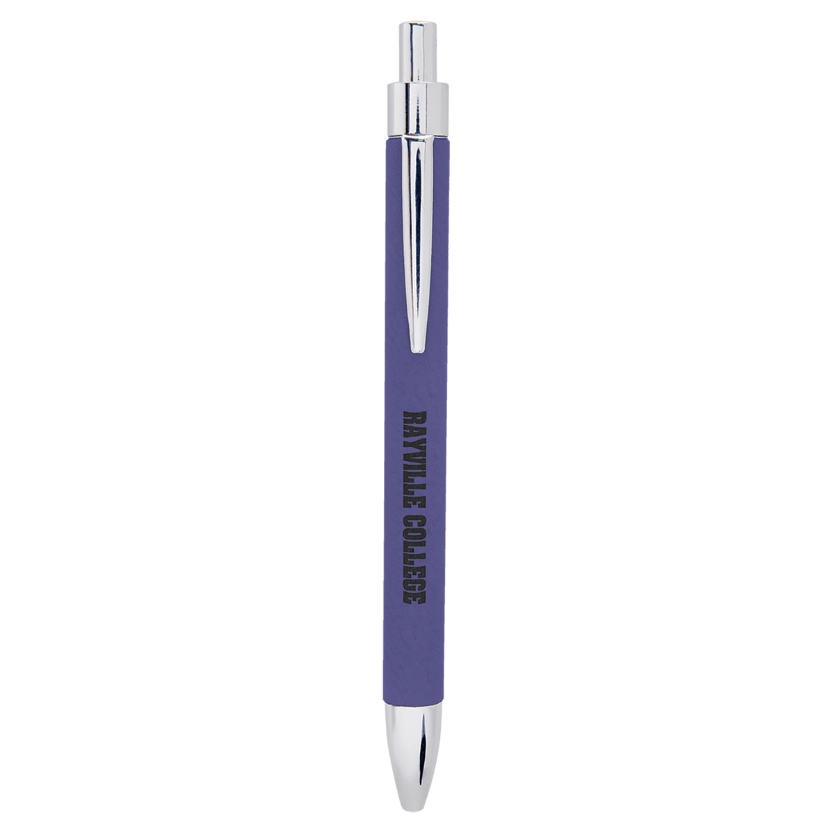 Laserable Leatherette Pen - Purple