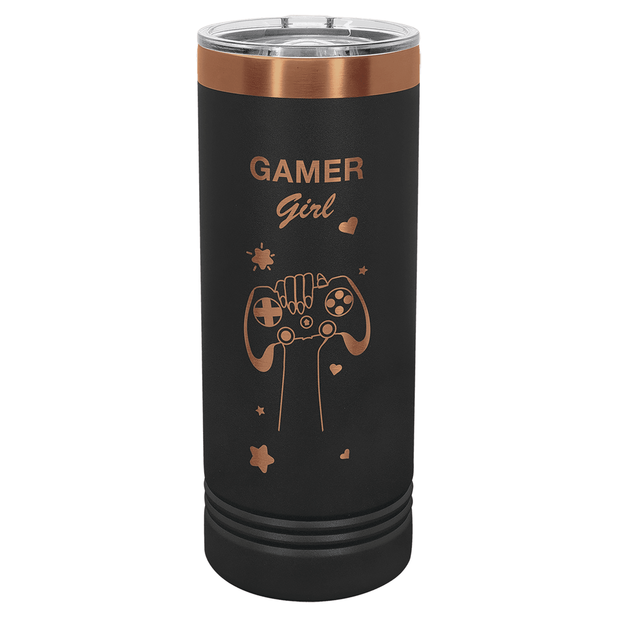 Black Rose Gold Polar Camel 22 oz. Skinny Tumbler