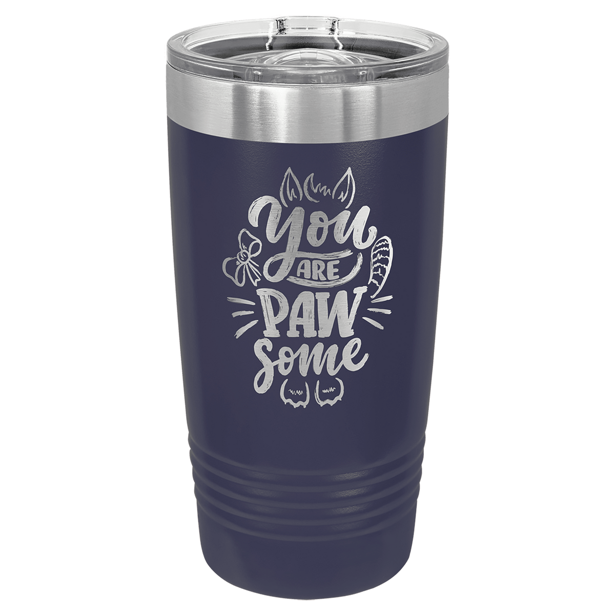 Navy Blue Polar Camel 20 oz. Ringneck Tumbler with Slider Lid