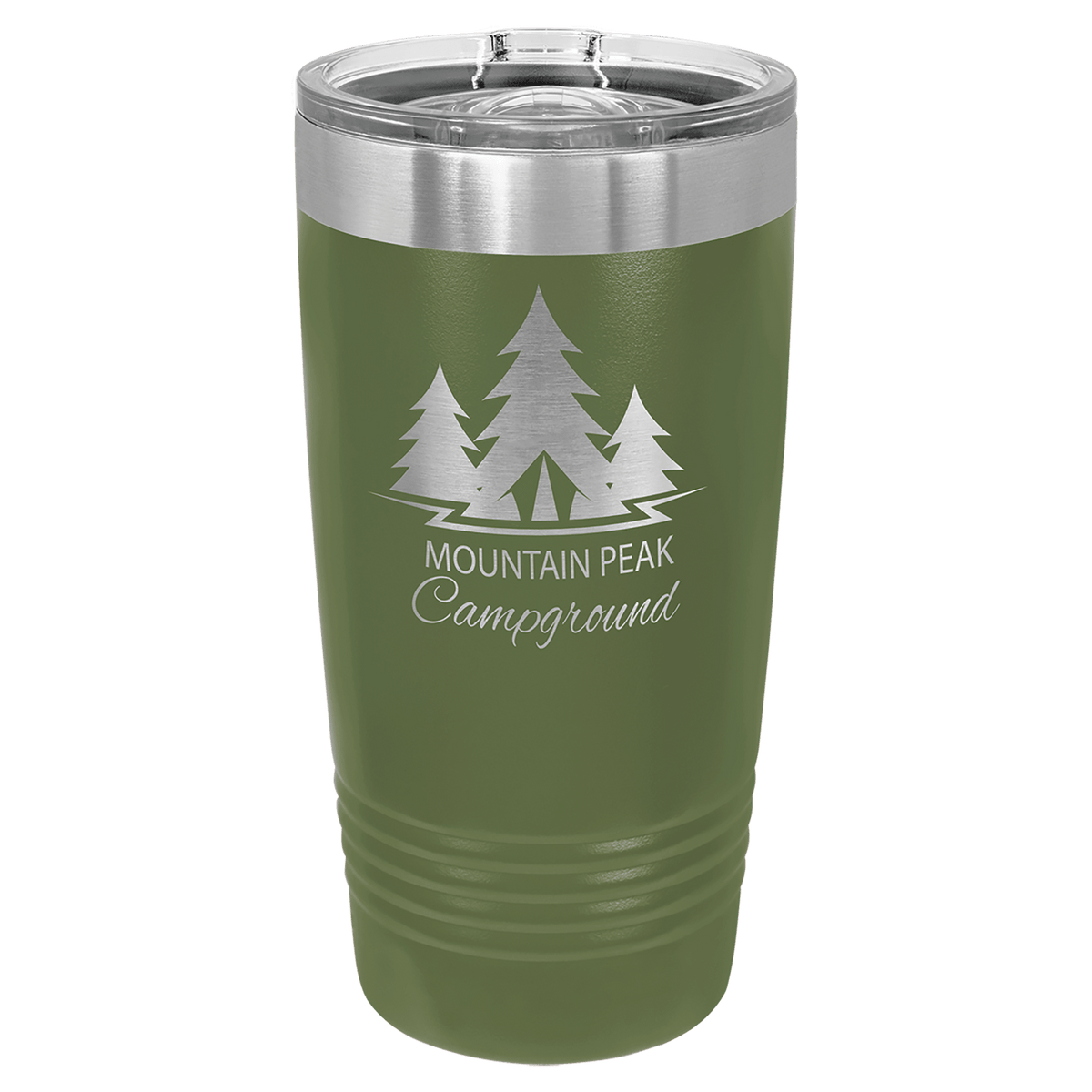 Olive Green Polar Camel 20 oz. Ringneck Tumbler with Slider Lid