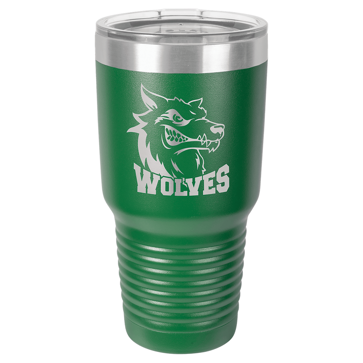 Green Polar Camel 30 oz. Ringneck Tumbler with Logo Lid