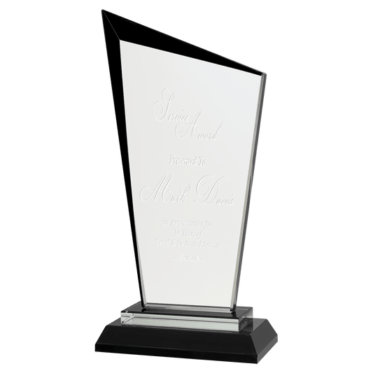 8" Razor Glass - Black