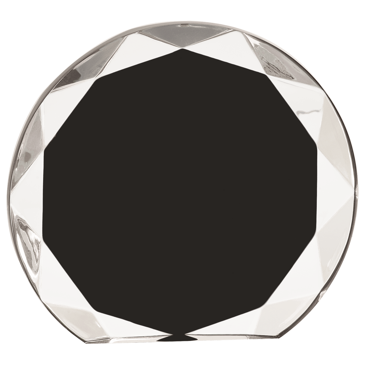 6 1/4" Black Sunburst Acrylic Award
