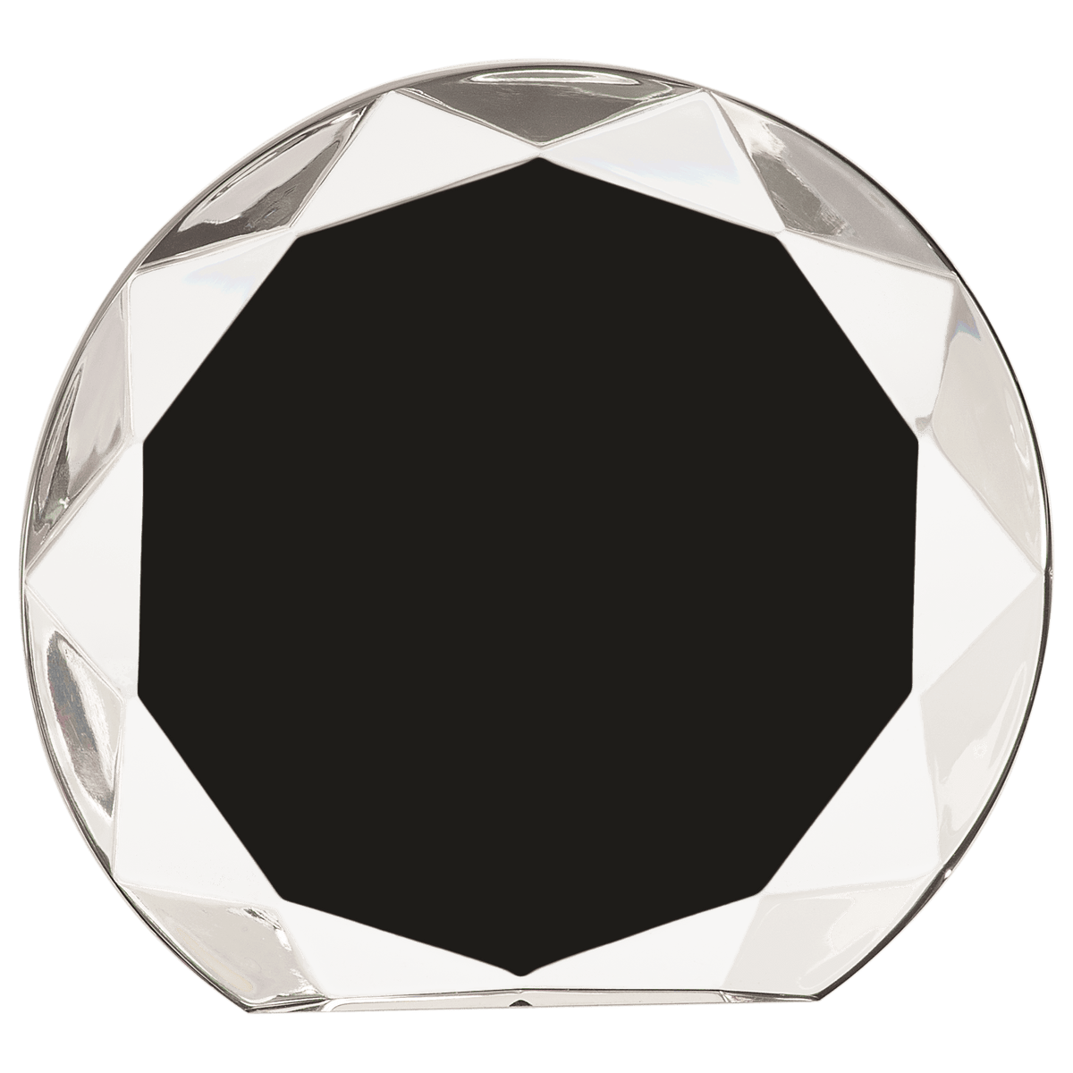 7 1/4" Black Sunburst Acrylic Award