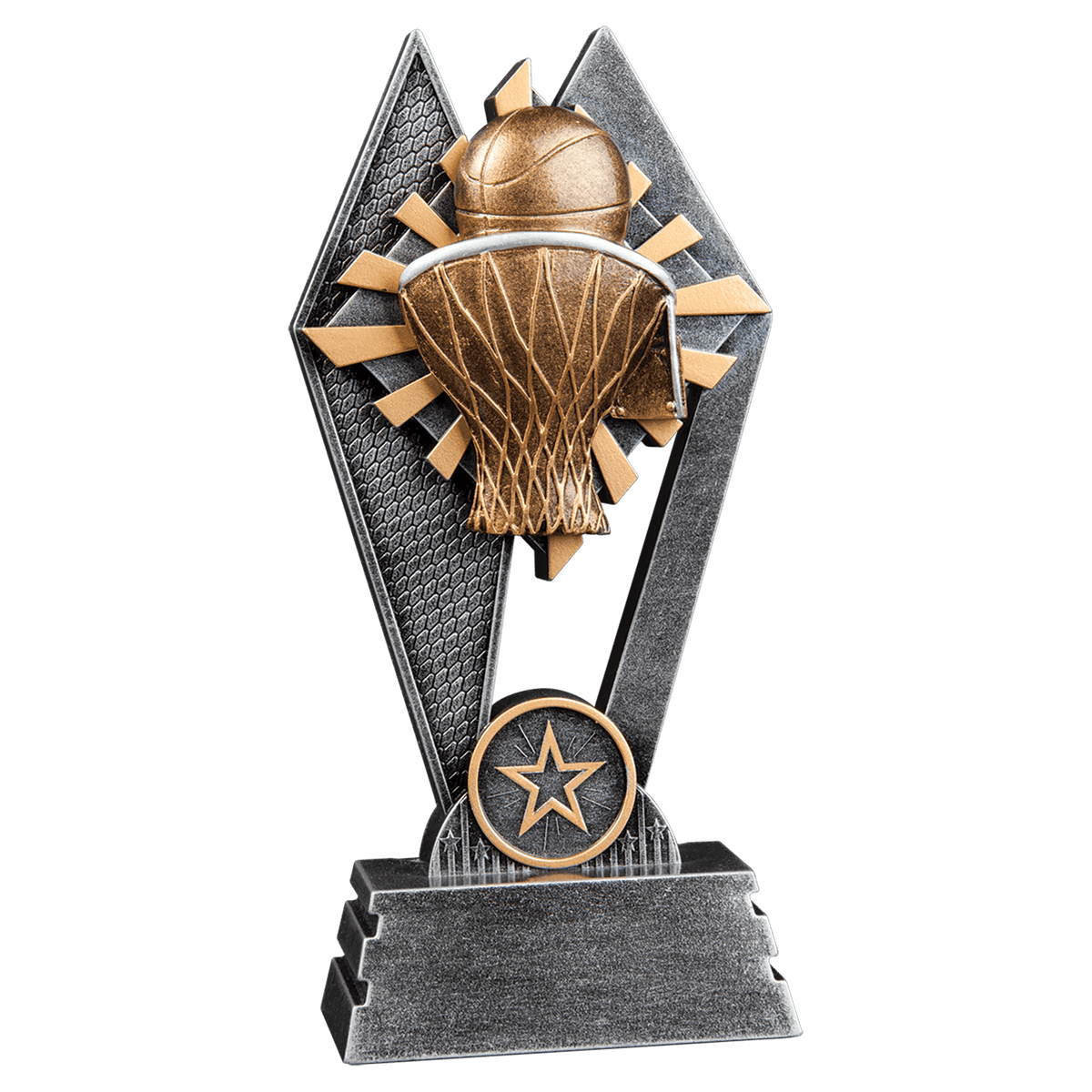 7" Basketball Sun Ray Award