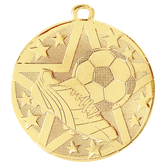 Gold 2" Superstar Soccer Medal
