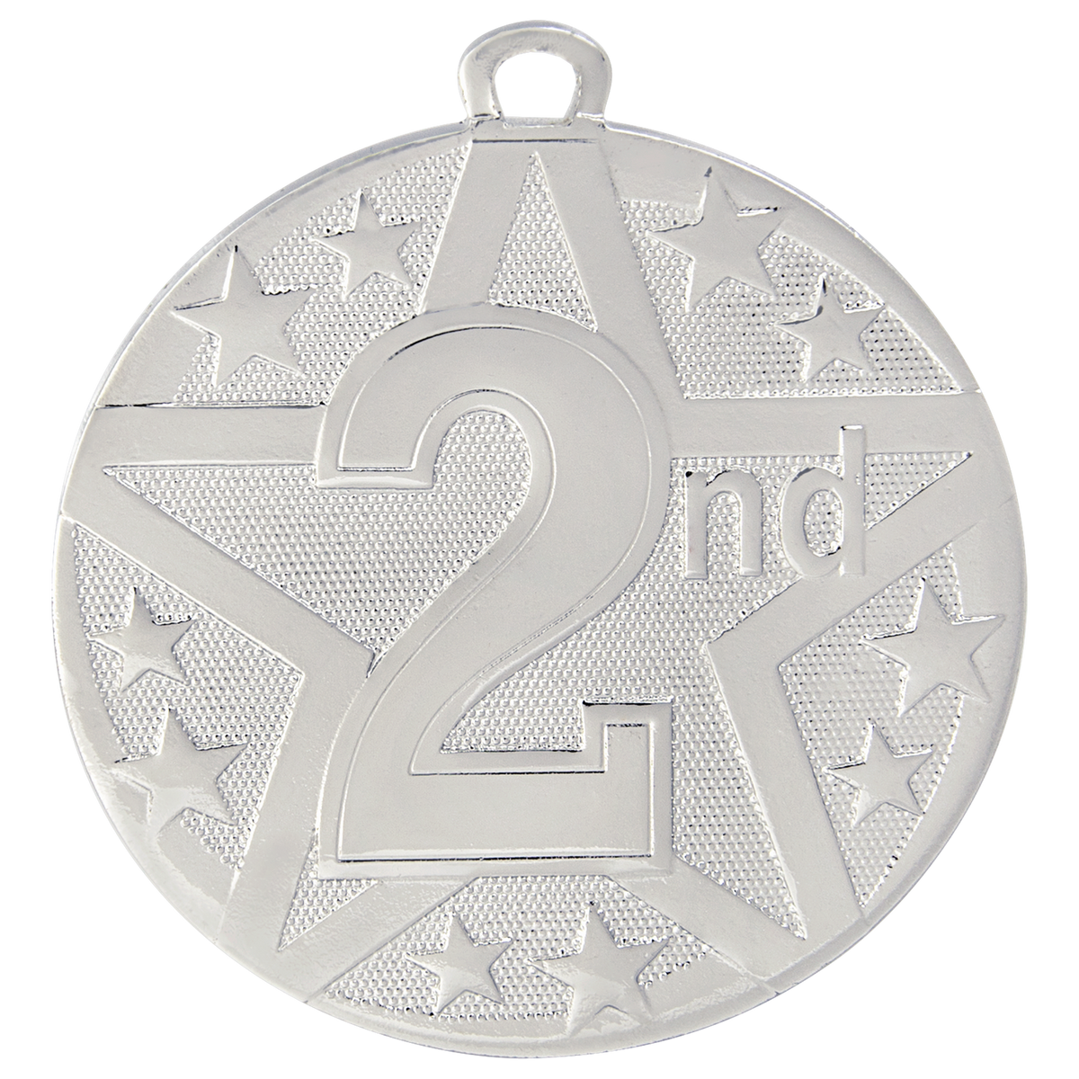 2" Silver Superstar 2nd Place Medal
