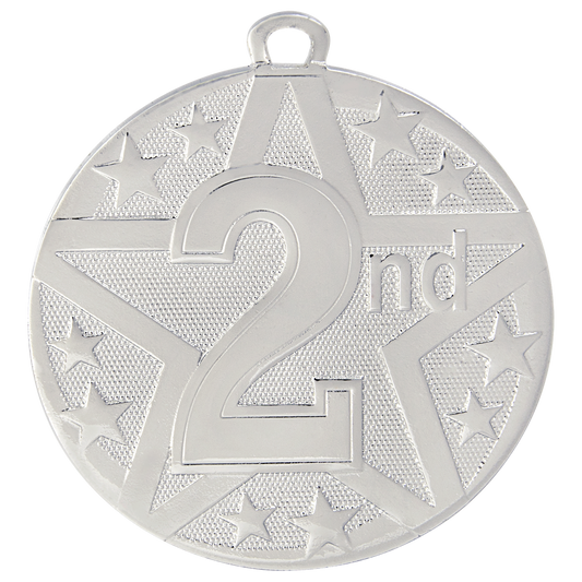 2" Silver Superstar 2nd Place Medal