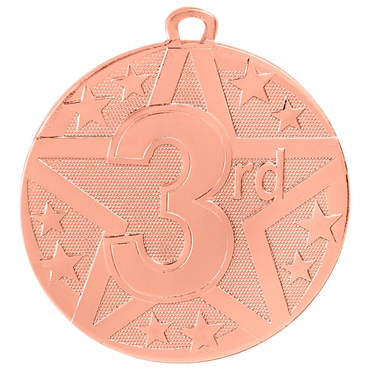 2" Bronze Superstar 3rd Place Medal