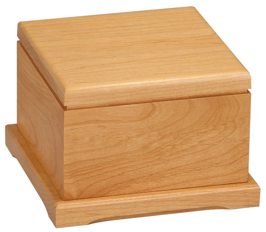 Red Alder Pet Memorial Urn with Engraved Lid - 3 1/4"