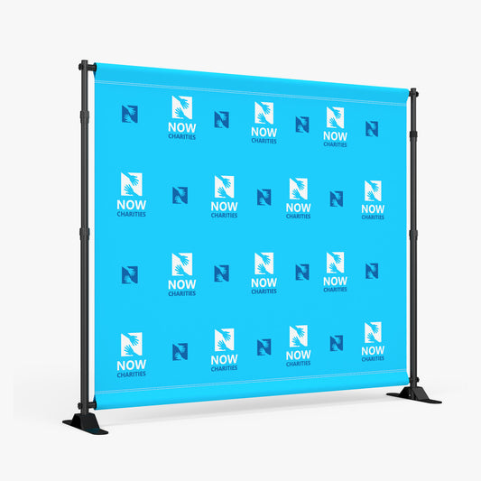 Custom step and repeat backdrop