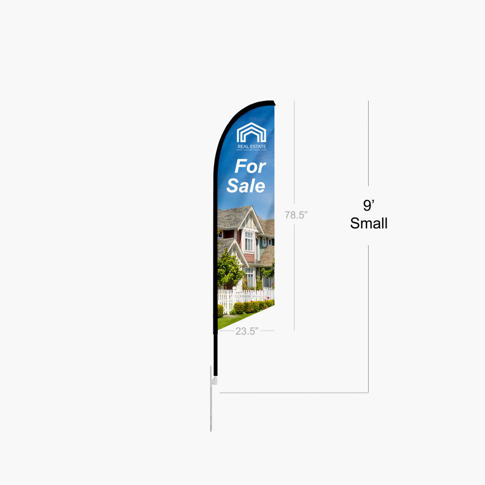 Custom feather flag